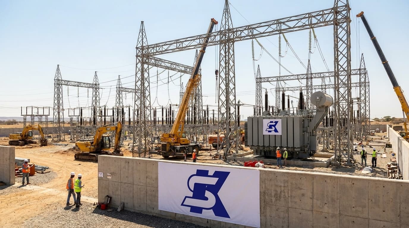 SK Electric industrial electrical construction at manufacturing facility
